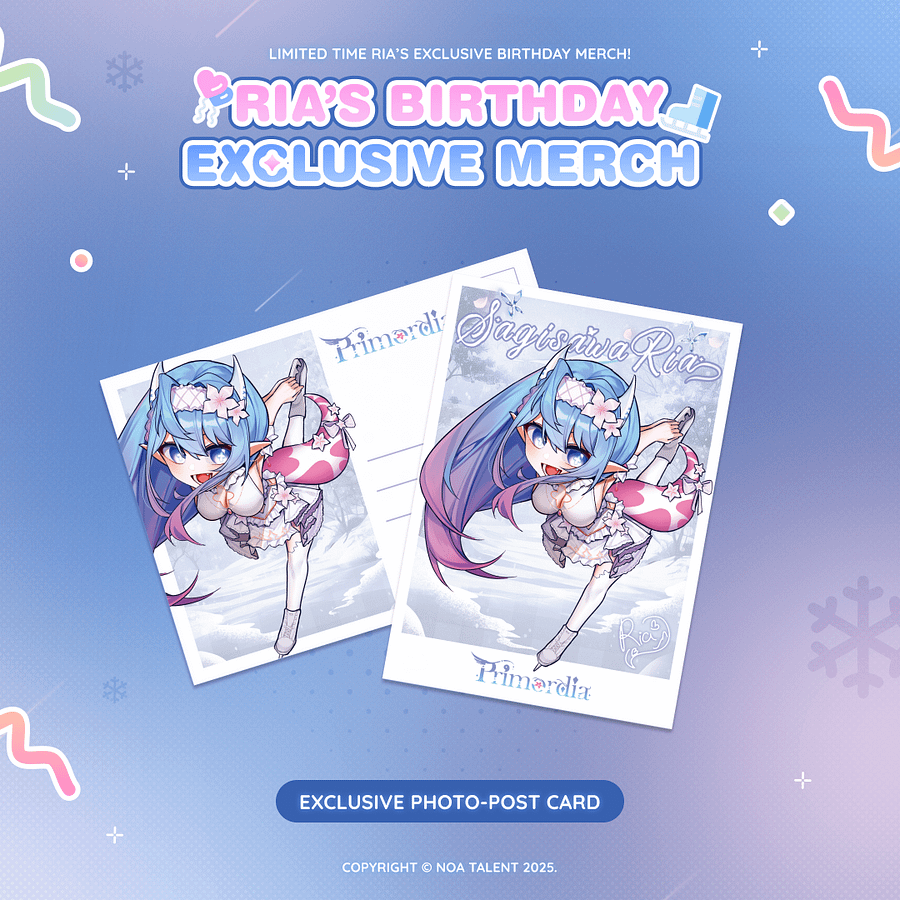 Ria's 2025 Birthday BUNDLE w/ Exclusive Photo&PostCard! product image (4)