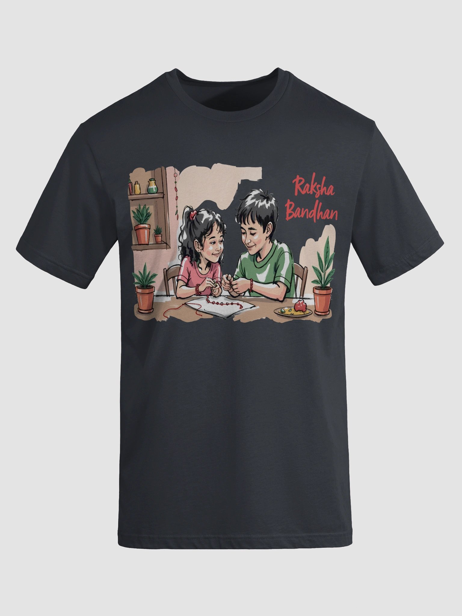 Traditional Raksha Bandhan: Sister’s Love in Art Supersoft T-Shirt product image (37)
