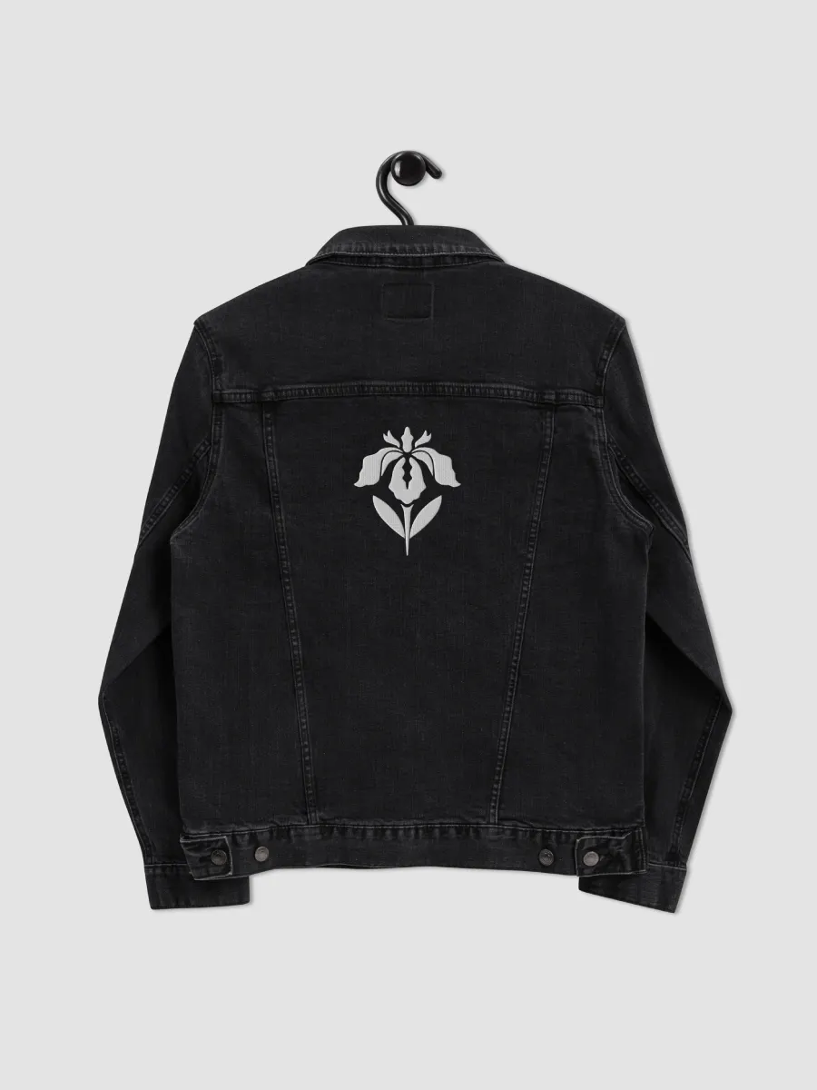 Unisex Denim Jacket Black JuicyIris Merch