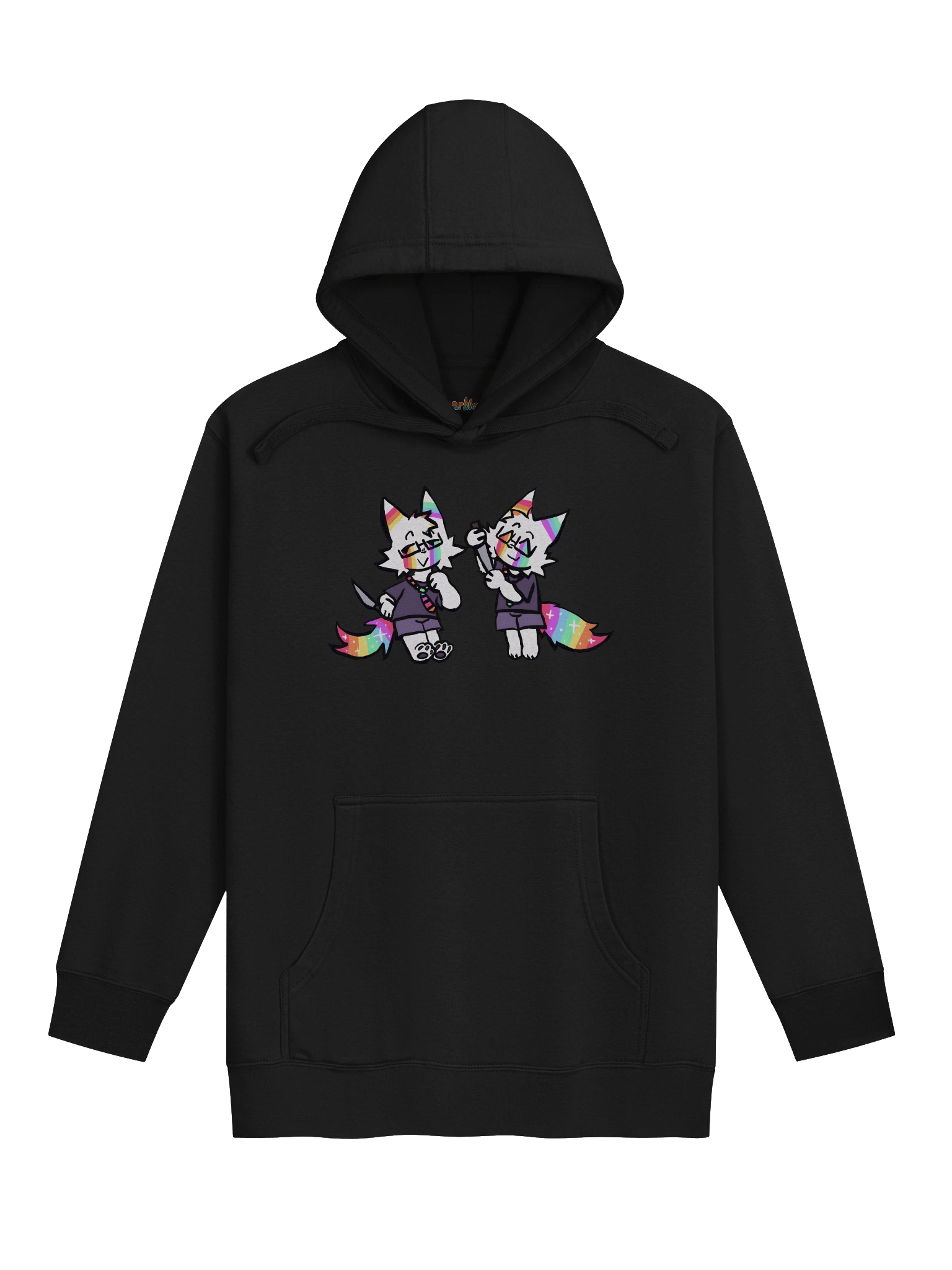 TINY MURDERER GLITTER HOODIE product image (1)