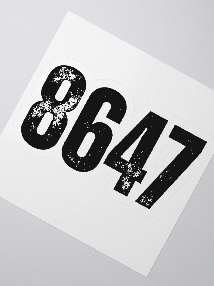 86 47 Kiss Cut Sticker product image (6)