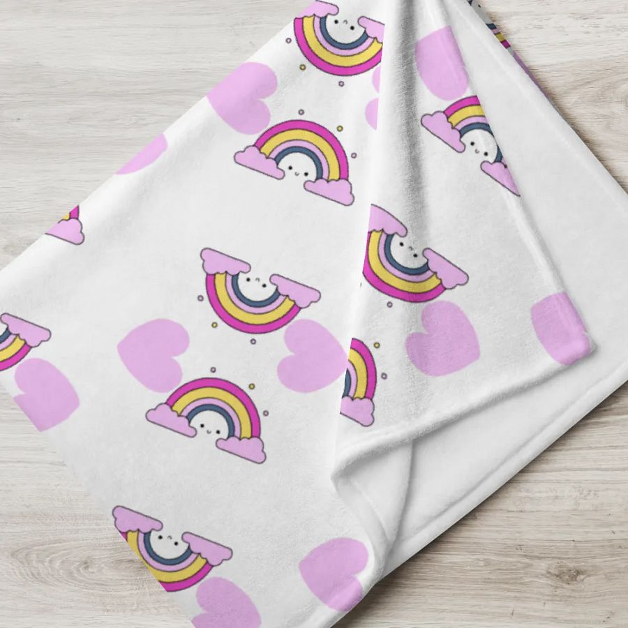Sweetheart Rainbow Snuggle Blanket product image (1)