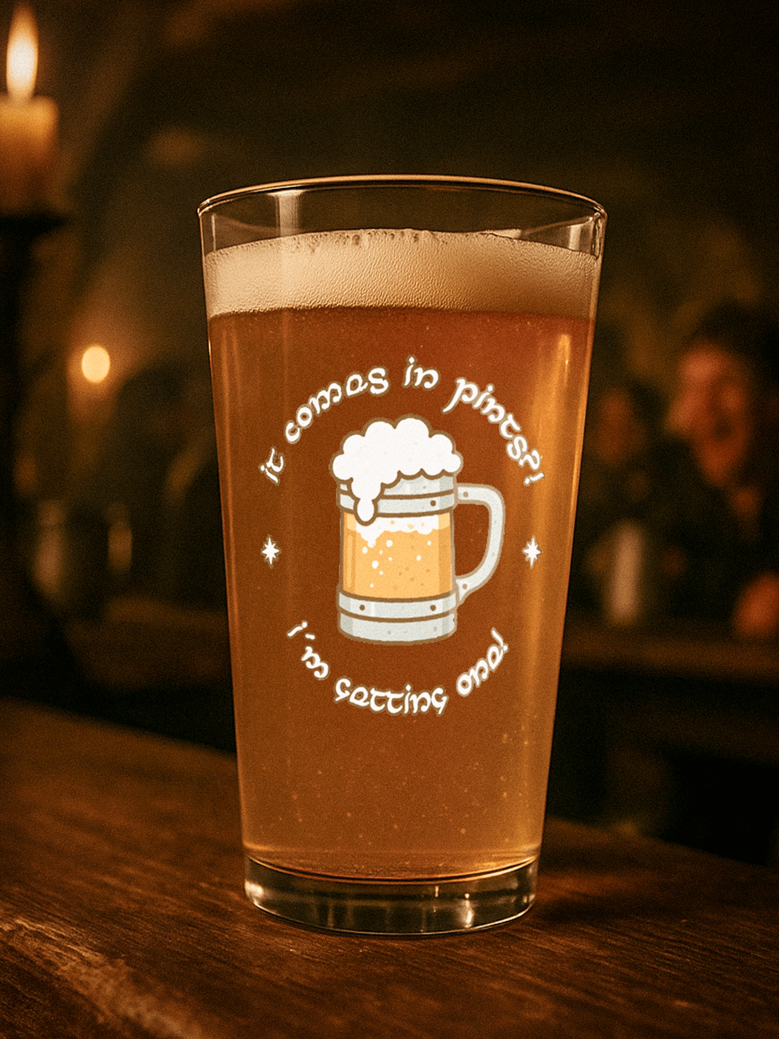 Beer Glass – “It Comes in Pints?!” product image (1)