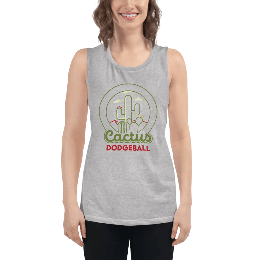 Cactus Dodgeball Women's Muscle Tank product image (22)