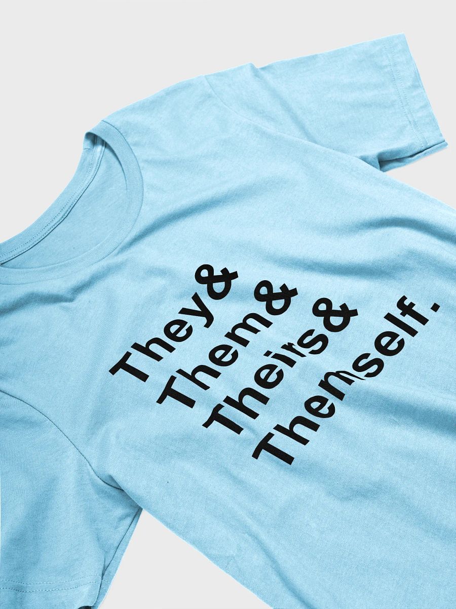 they/them (black) t-shirt product image (3)