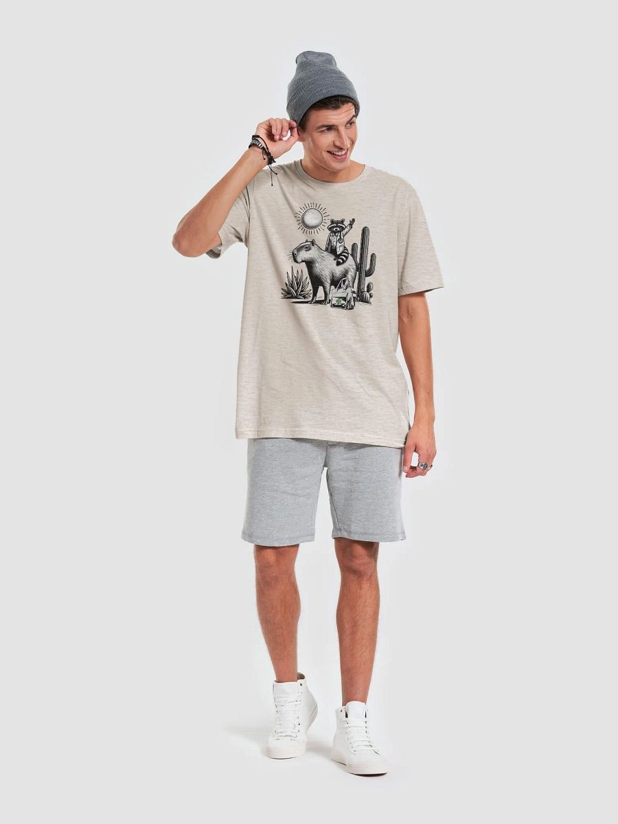 Retro Raccoon and Capybara Rescue T-Shirt, Animal Rescue Tee, Wildlife Helper Gift, Wildlife Rescue Rehabber T-Shirt product image (4)