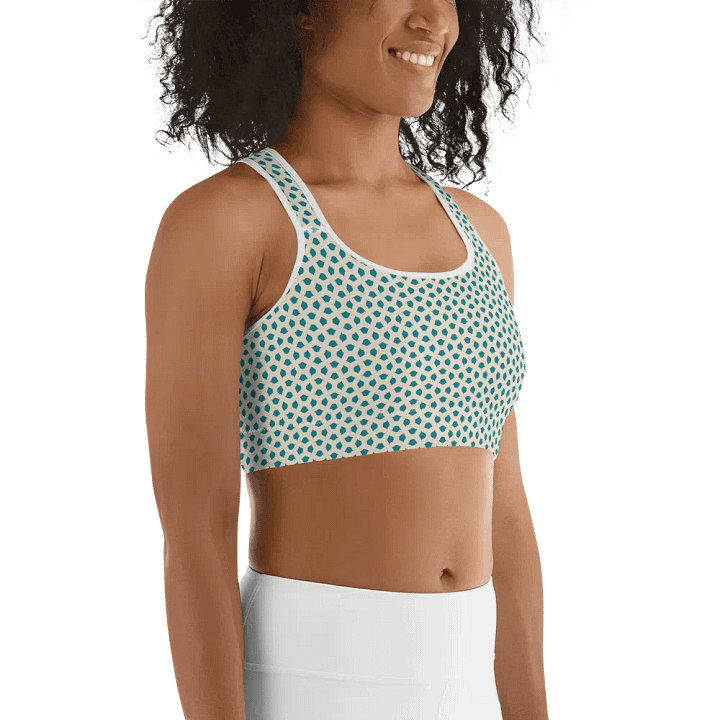 Blue Leaves Sports Bra product image (1)