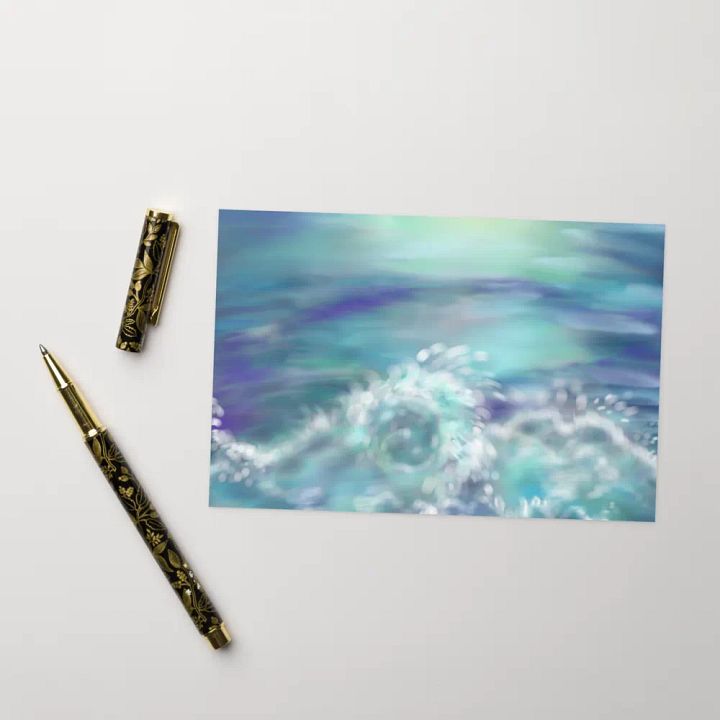 Ocean Wave Card product image (2)