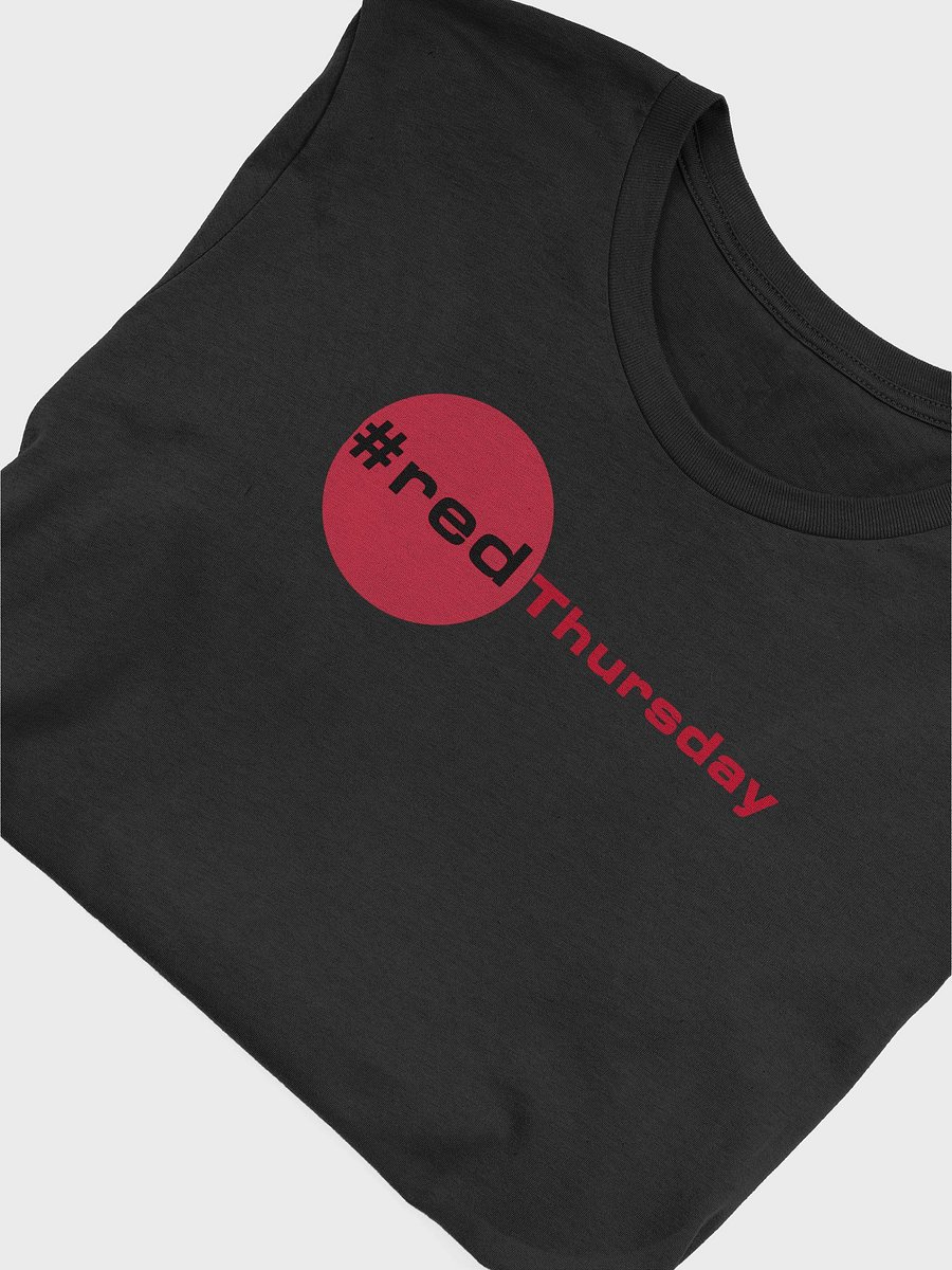 Red Thursday Bella+Canvas T Shirt product image (4)