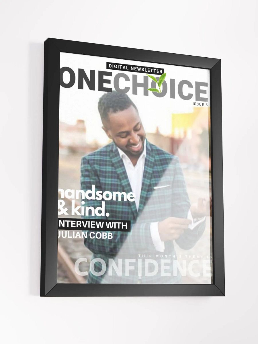 Issue 5 of One Choice Magazine Cover Wall Art product image (6)