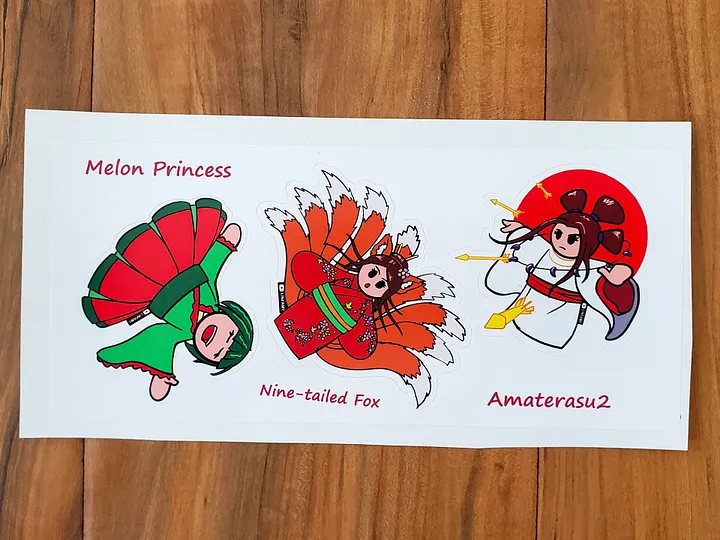 3-Pack Stickers product image (2)