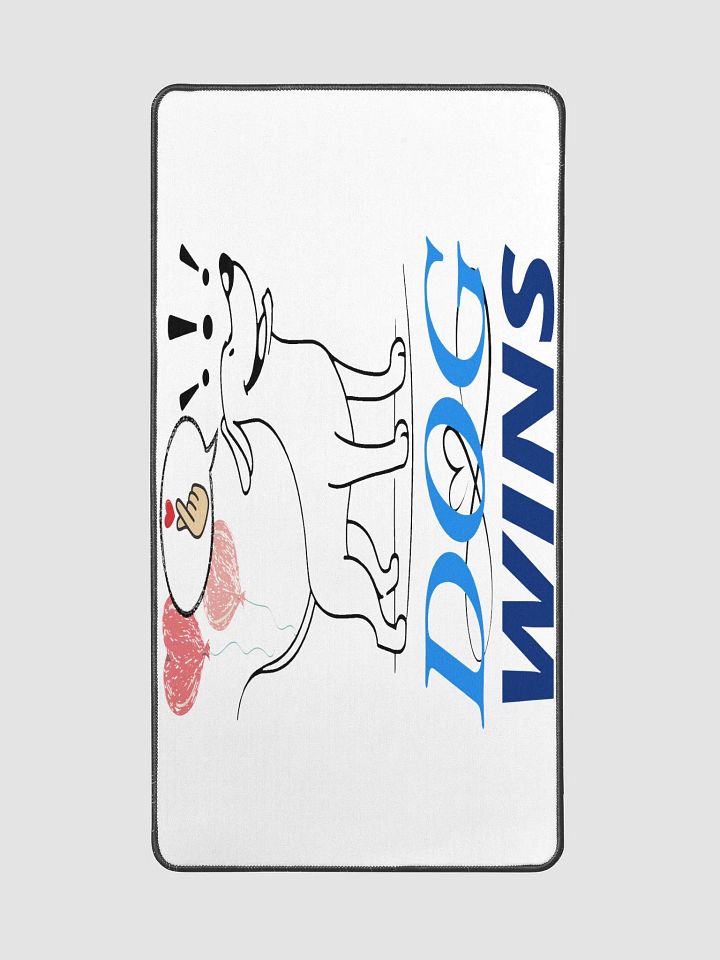 DOG WINS Desk Mat product image (2)