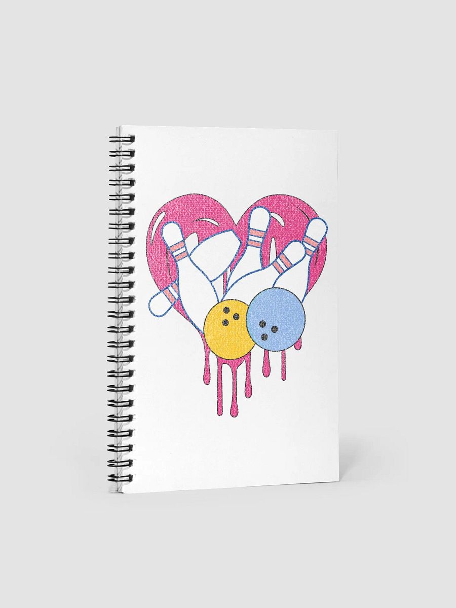 Heart Bowling Strike Notebook product image (1)