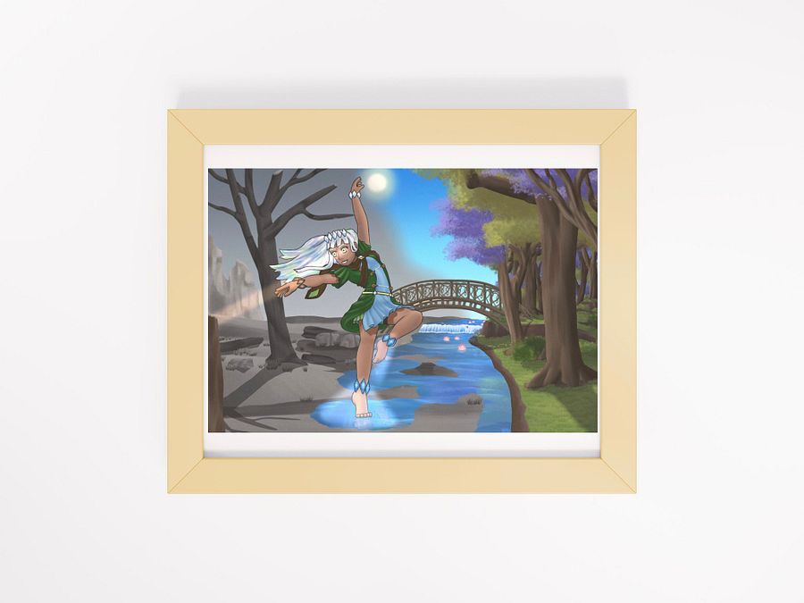 Luminous Painter of Worlds Original Artwork product image (1)