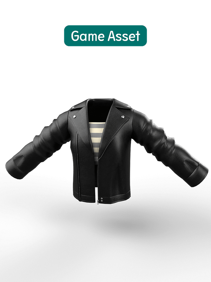 Rider Jacket/Unwarapping, Fbx, Obj product image (1)