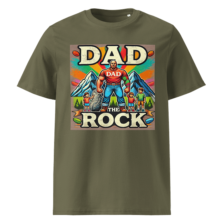 DAD THE ROCK Organic Cotton T-Shirt product image (1)