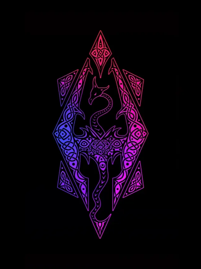 Skyrim - Dovah-Kiin (Dragonborn) Emblem [13x16] product image (1)