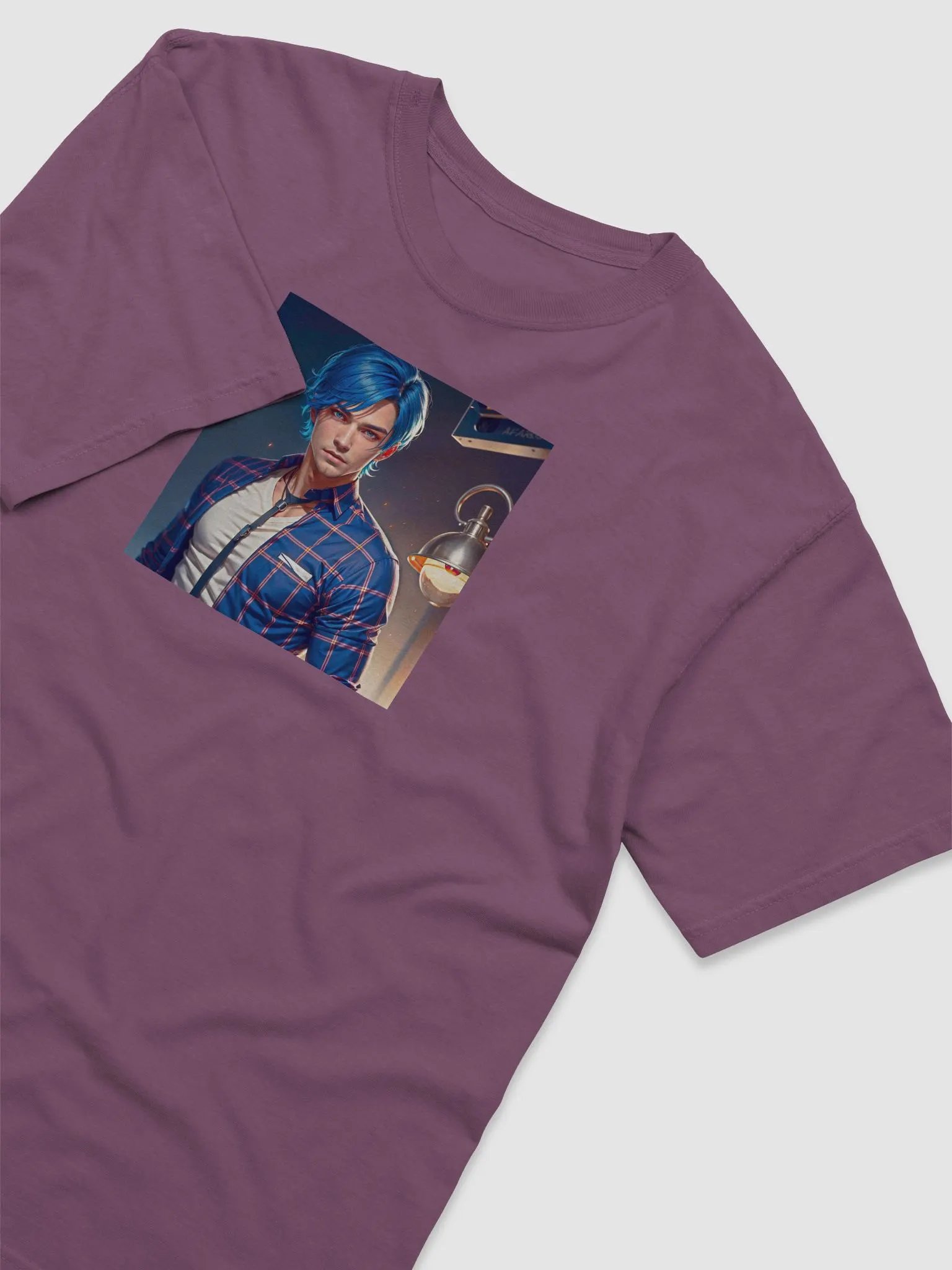 Blue Haired Handsome Man T-Shirt product image (32)