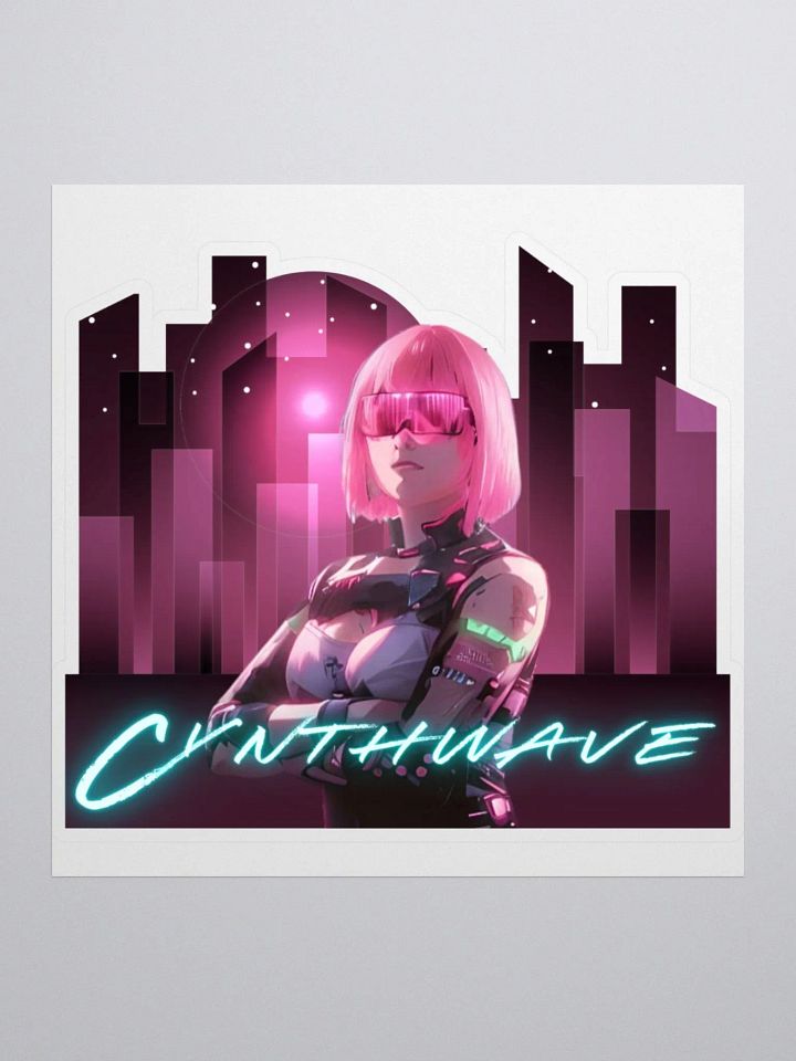 Cynthwave Sticker product image (2)