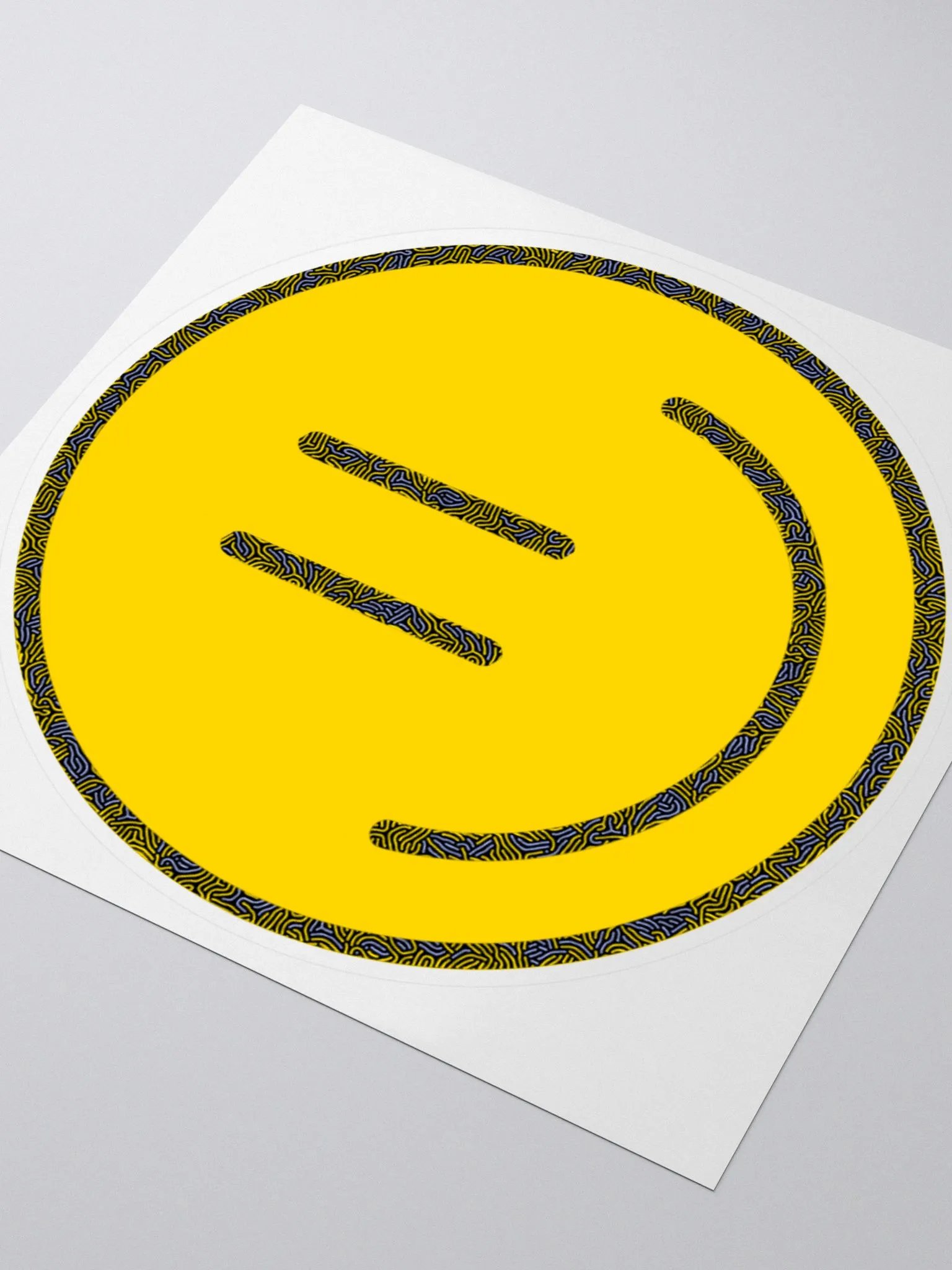 Smileyprint Face Sticker - Yellow product image (3)