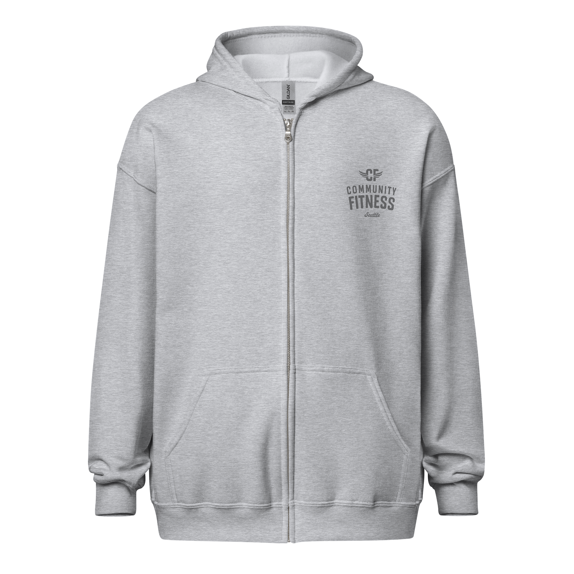 Classic Zip Hoodie | Gray product image (1)