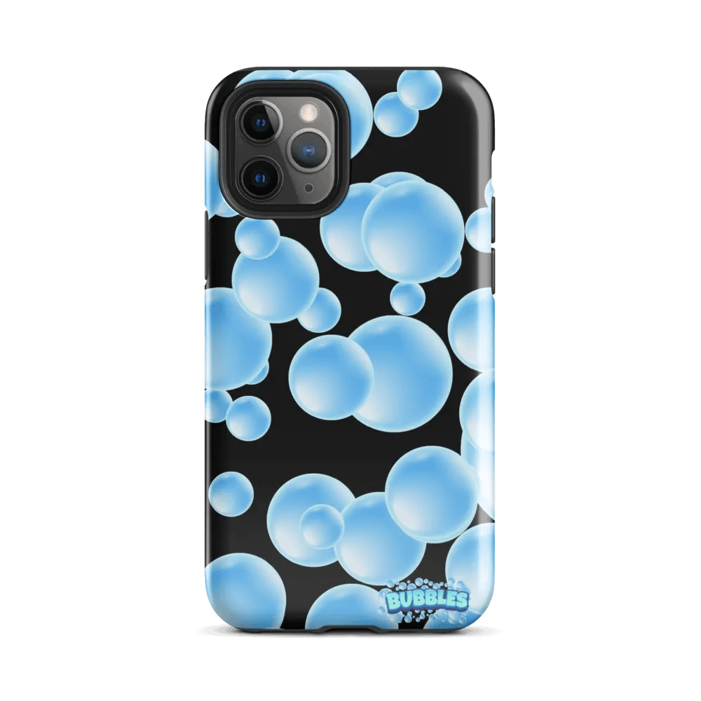 Bubble Burst iPhone® Tough Case (Black) product image (2)