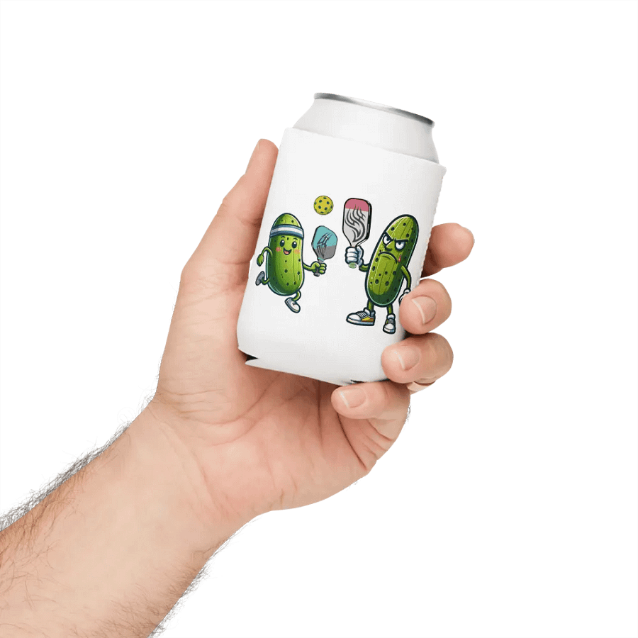 Pickleball Battle Pickle Party Can Cooler product image (4)