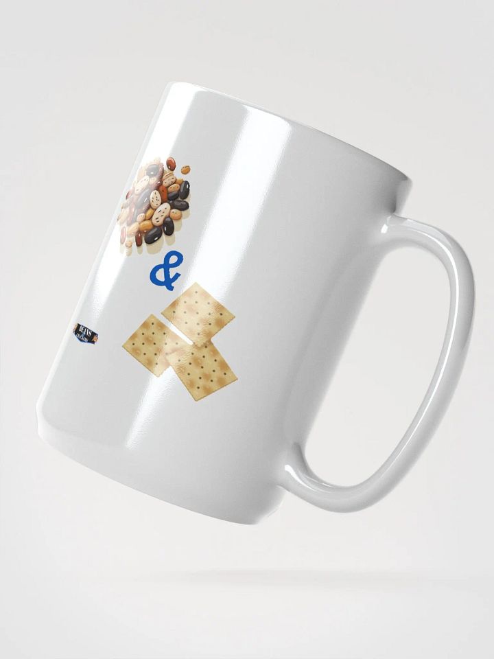 Beans & Crackers White Glossy Mug product image (2)