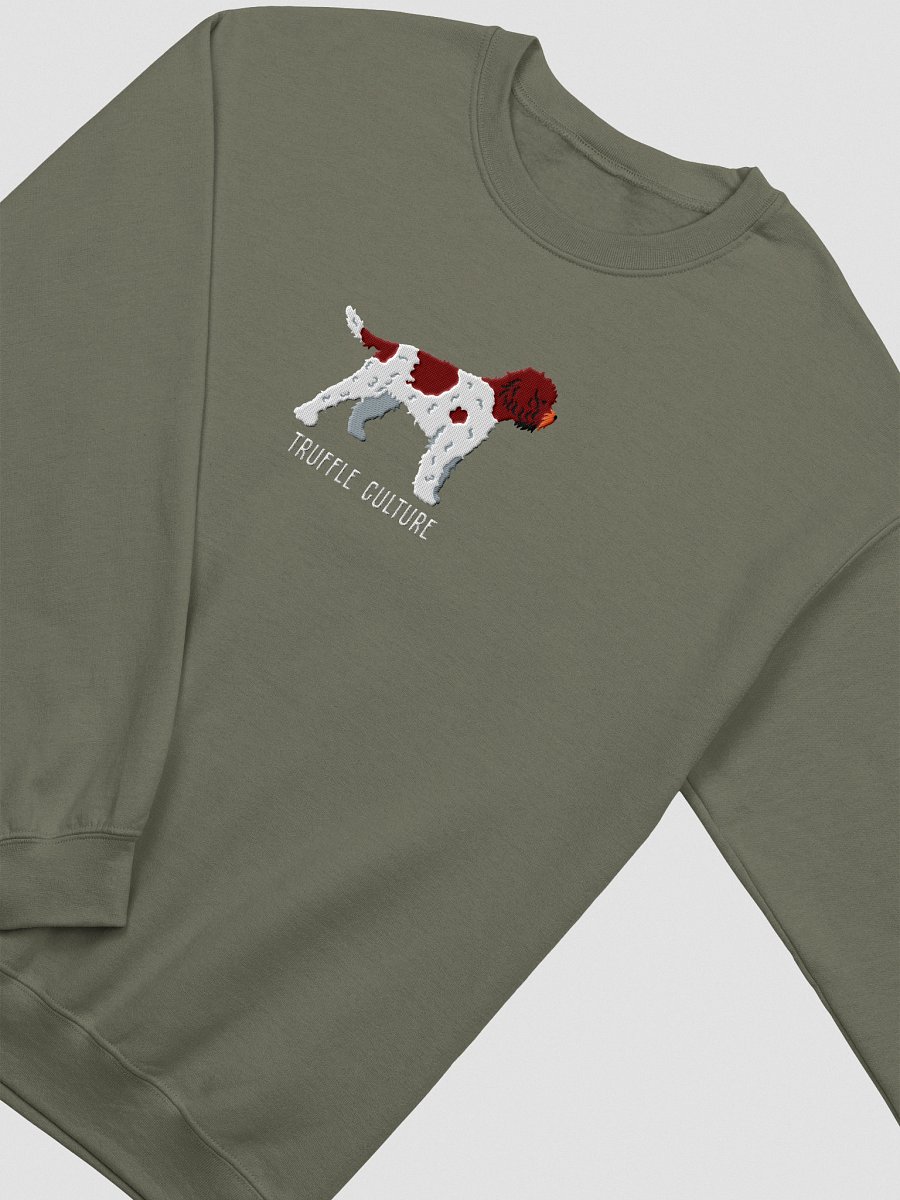Truffle Culture Sweatshirt (Embroidered) of a Lagotto Romagnolo(Liver & White) product image (12)