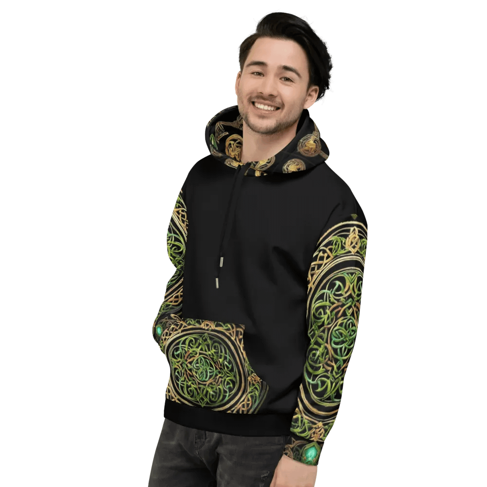 Black & Gemstone Symbology Hoodie product image (6)