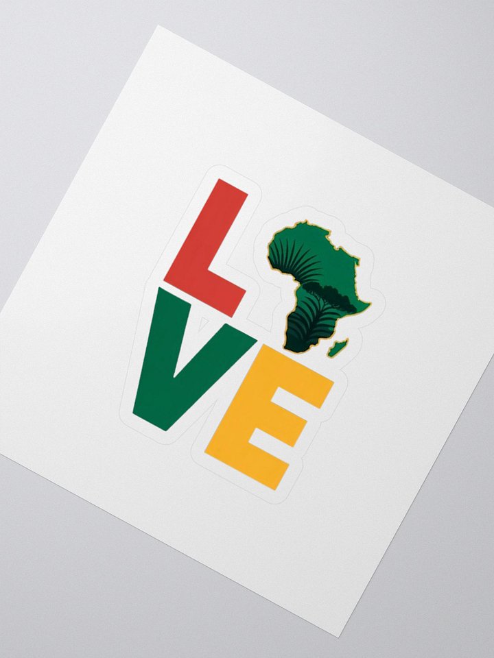 African Love Map of Africa Sticker product image (2)