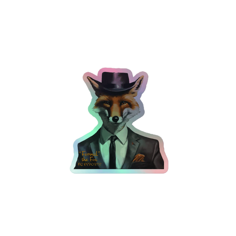 Formal Artistic Painting Kiss Cut Sticker