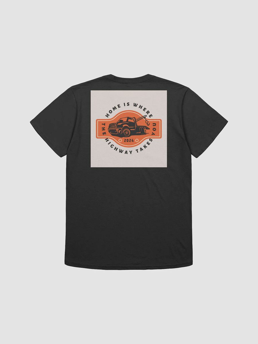 Man T-Shirt Truck Highway Unisex Softstyle T-Shirt product image (2)