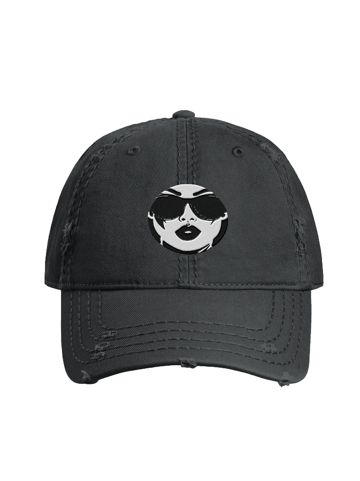 The PASP B&W OG Distressed Dad Hat product image (1)