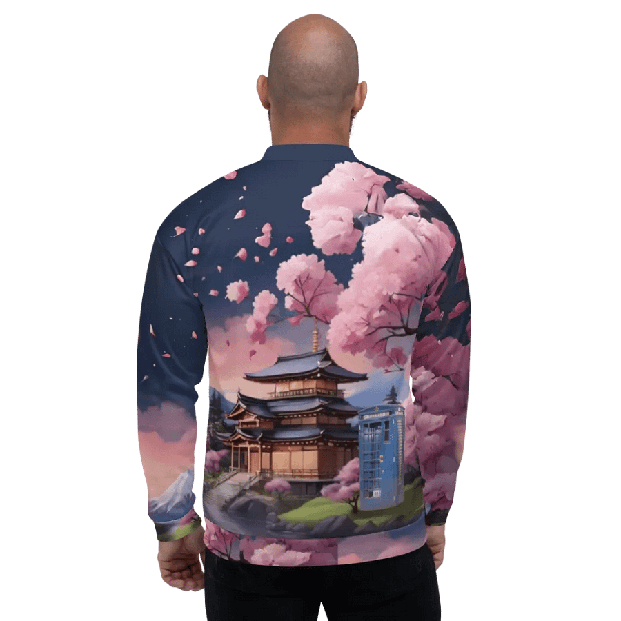 Dr Who Tardis in Japan All Over Print Bomber Jacket product image (5)