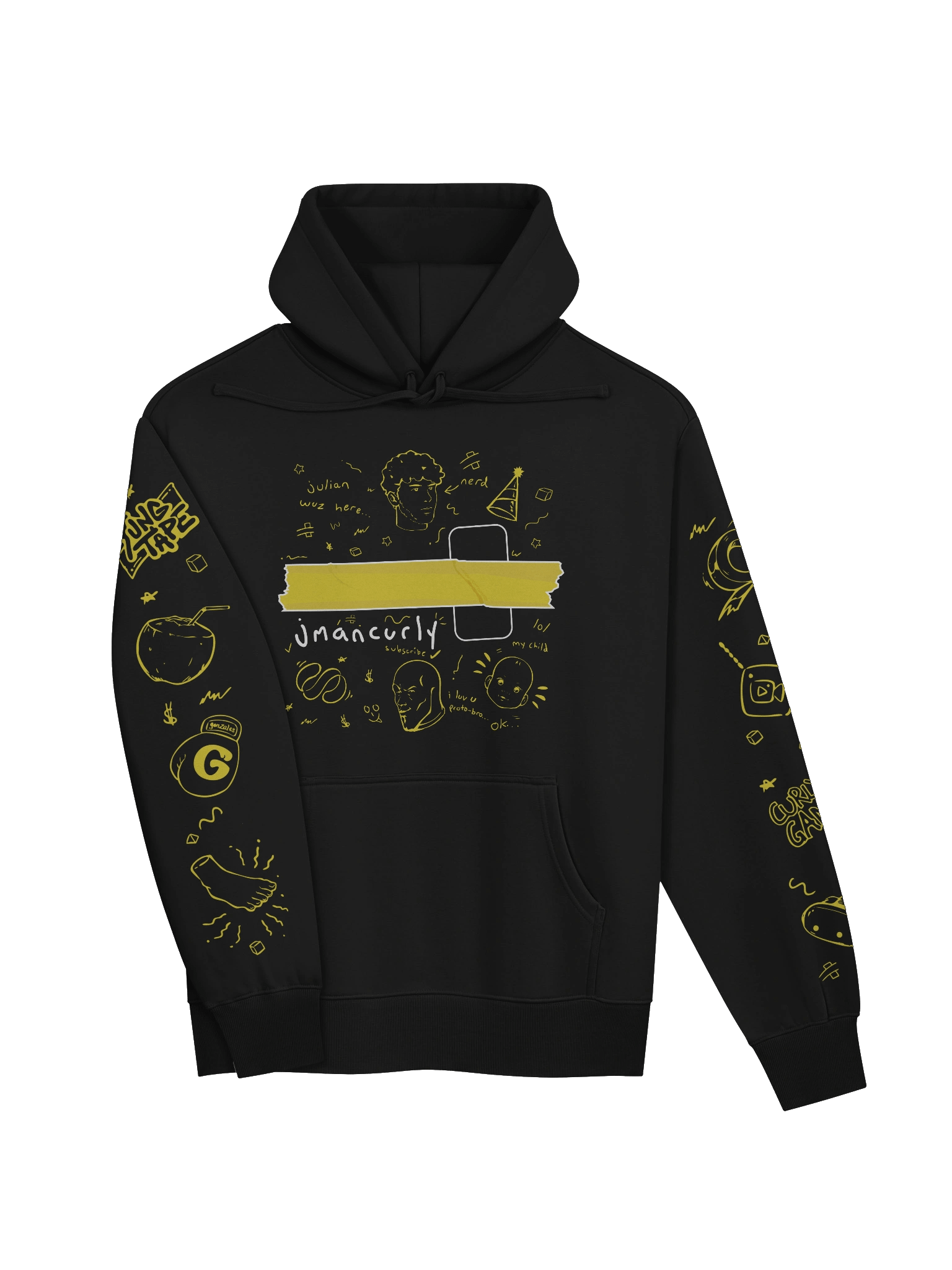 Premium Doodle Tape Hoodie product image (4)
