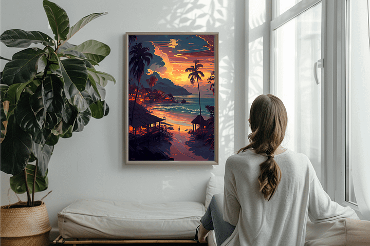 Tropical Sunset Serenity - Limited Edition product image (2)