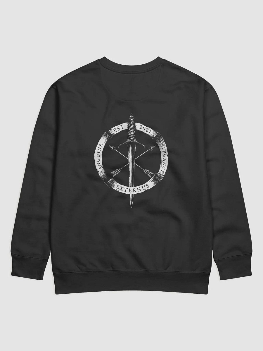 White Externus logo with Dagger design Sweatshirt product image (2)