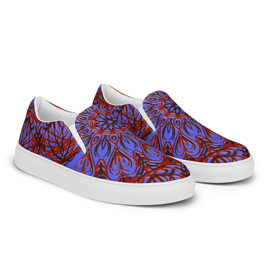 Mystic Red Mandala Slip-Ons product image (6)