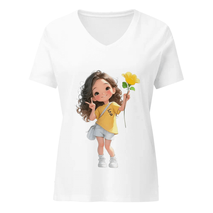Bella+Canvas Women's Relaxed V-Neck T-Shirt product image (1)