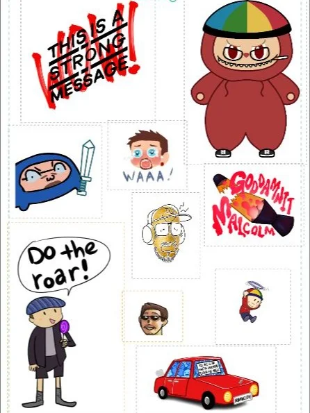 MALCORD sticker sheet product image (1)