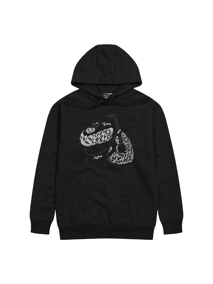 YAD Oud Hoodie (Black And White Logo) product image (1)