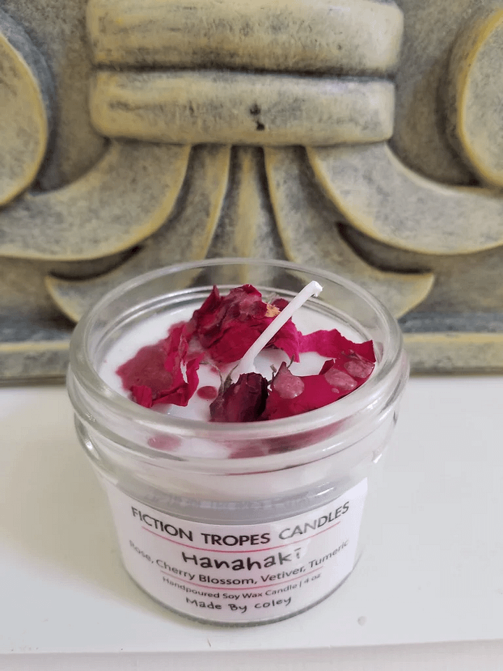 Mini Hanahaki Candle (Fiction Tropes Candles) product image (2)