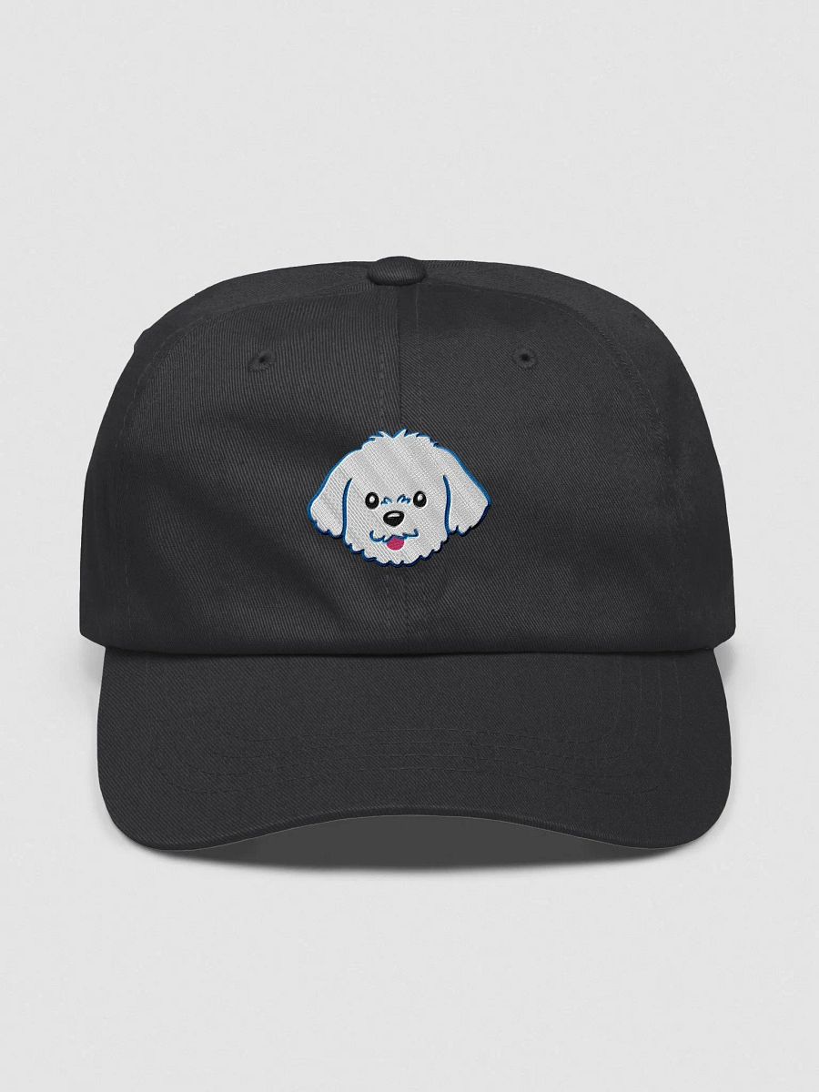 Fluffy Maltese Dog Illustration Dad Hat product image (1)