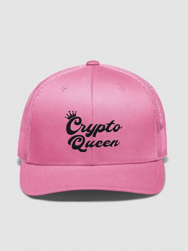 Retro Vibes Trucker Hat: Crypto Queen product image (2)