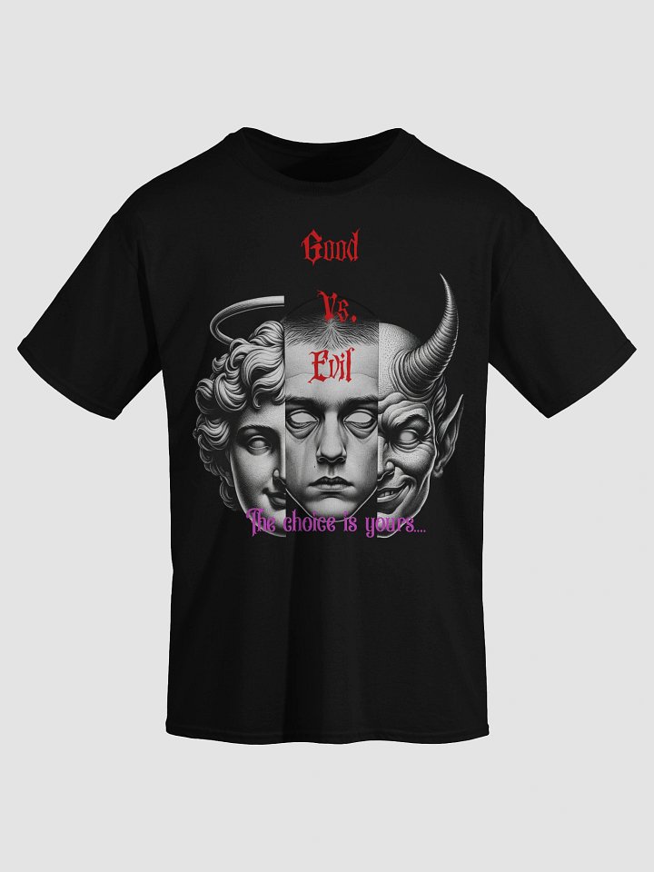 Good Vs. Evil Face Collage T-Shirt product image (2)