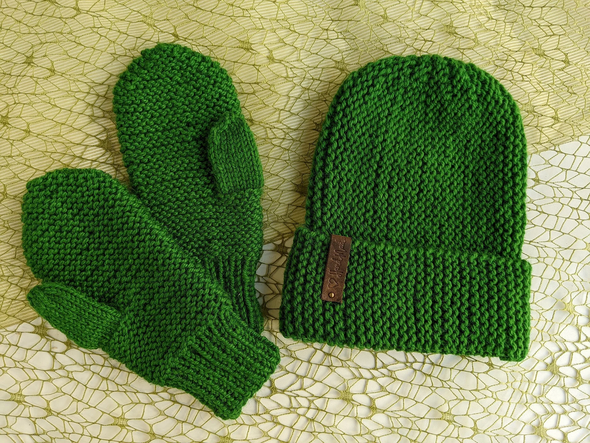 Flat Knit Slouchy Hat Pattern product image (10)