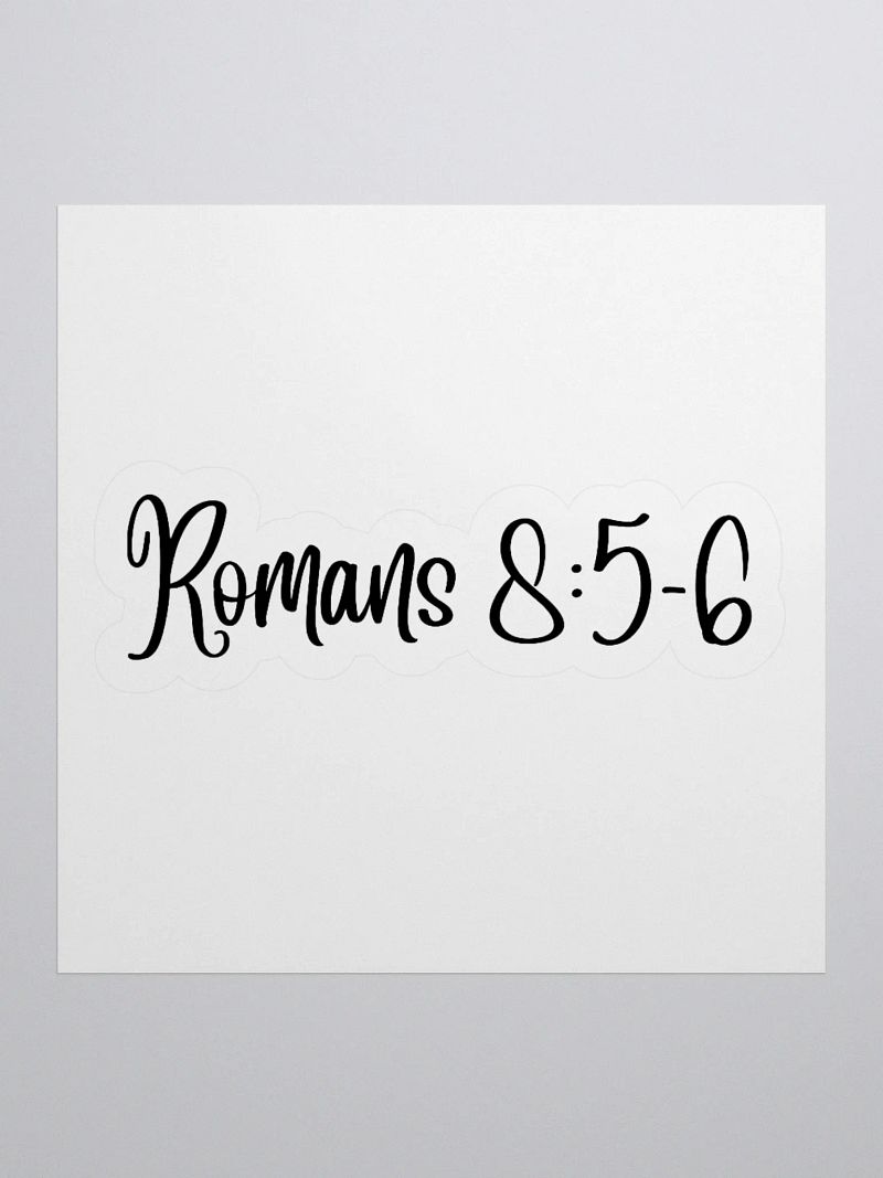 Romans 8:5-6