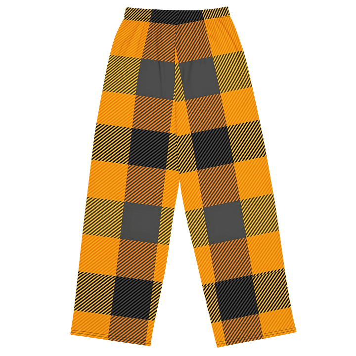 Retro Checkered Vibes Wide-Leg Pants product image (2)