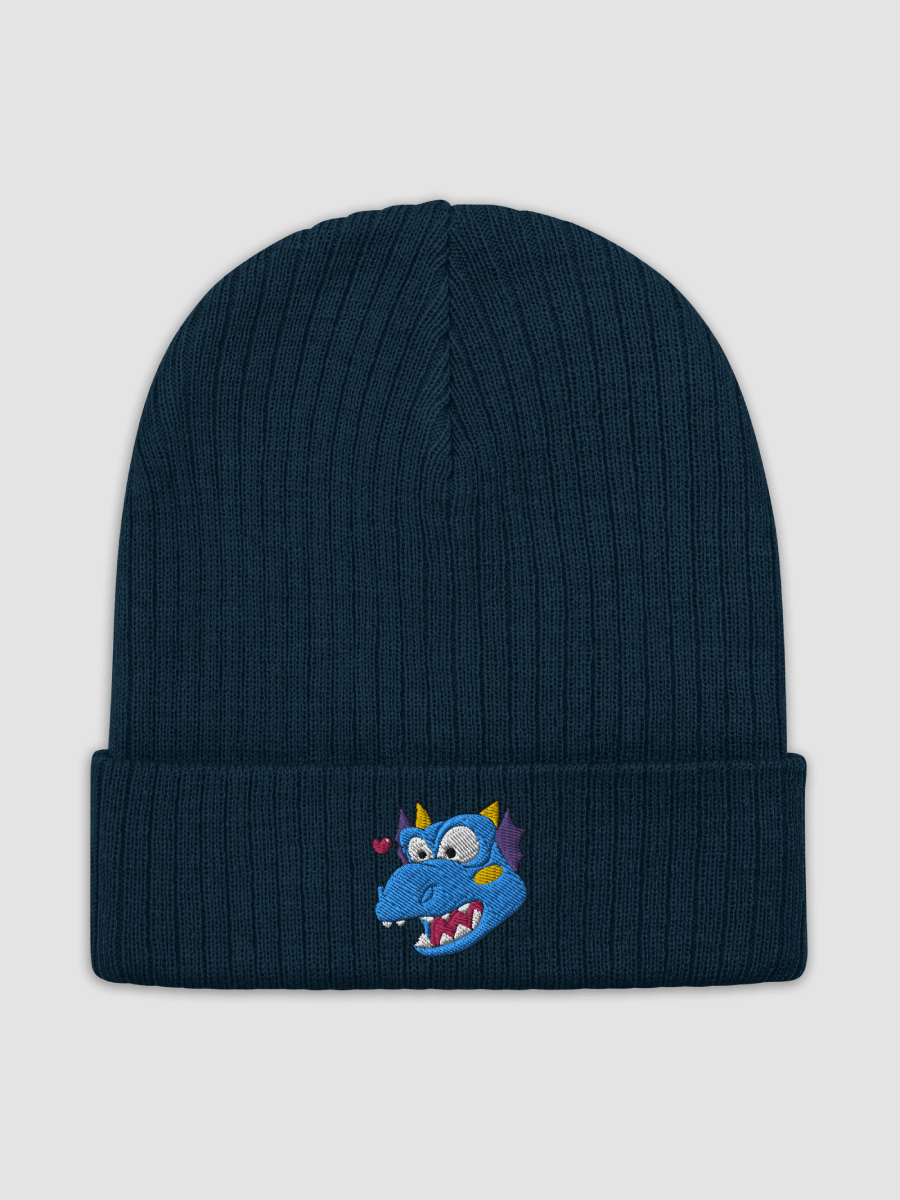 Love Dragon Blue Recycled Cuffed Beanie product image (2)